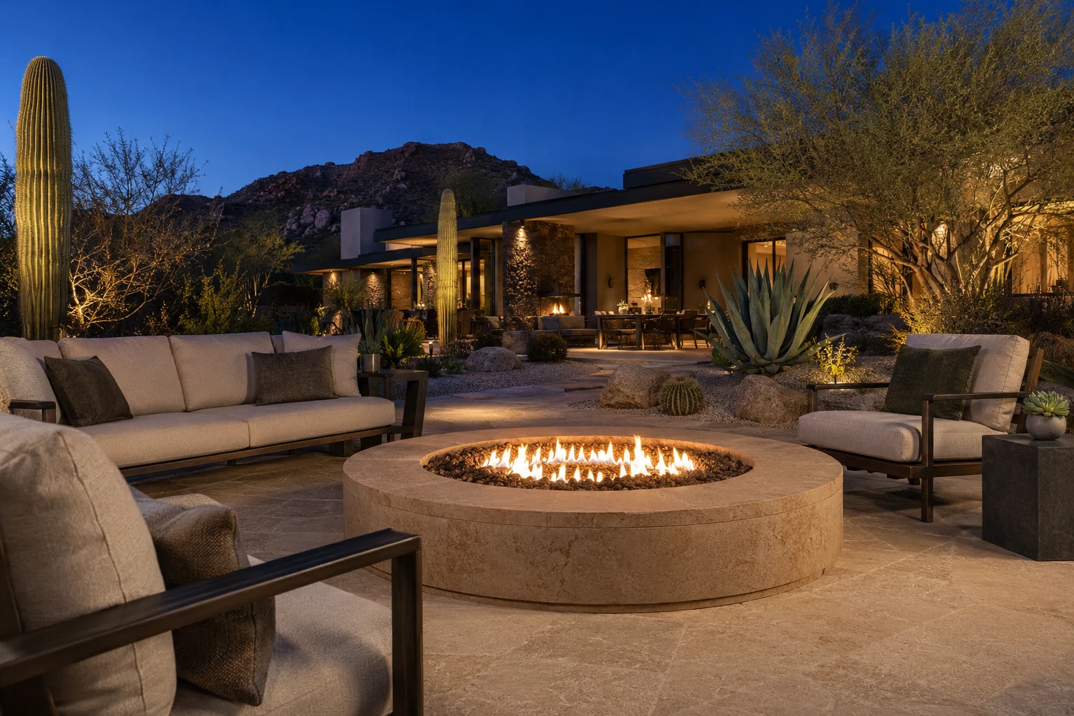 Desert gathering circle